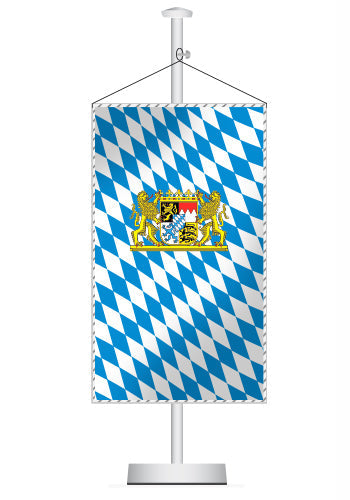 Bayern Rautenmuster mit Wappen (TB)