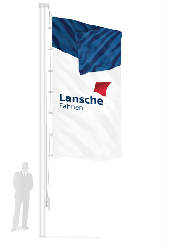 Werbefahne für Hissfahne