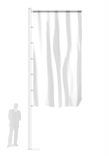 Regenbogenfahne 150 cm x 400 cm Auslegerfahne (R)