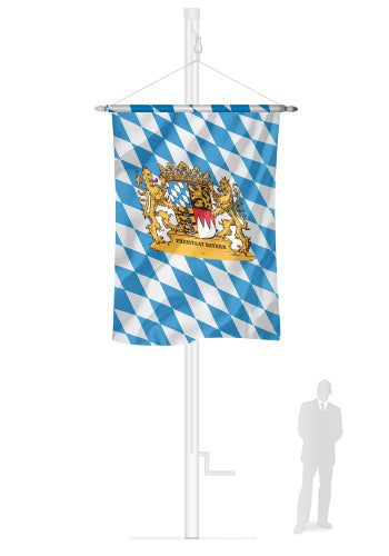 Bayern Rautenmuster mit Wappen (brb)