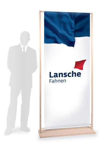 H-Banner aus Holz