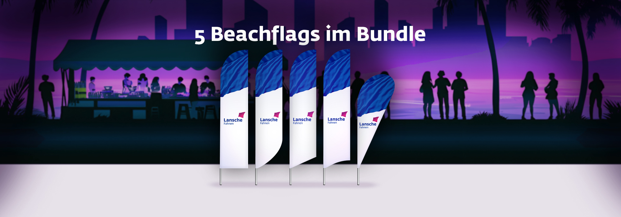 Aktion 5 Beachflags