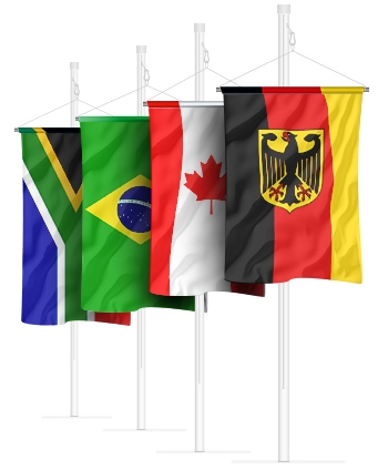 Fahne Flagge Kitzbühel 20 x 30 cm Bootsflagge Premiumqualität 
