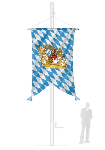 Bayern Raute ohne Wappen Flagge