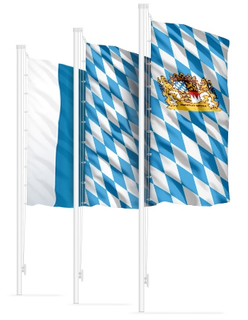 Bayernfahnen - Bayerische Flagge kaufen - Lansche Fahnen
